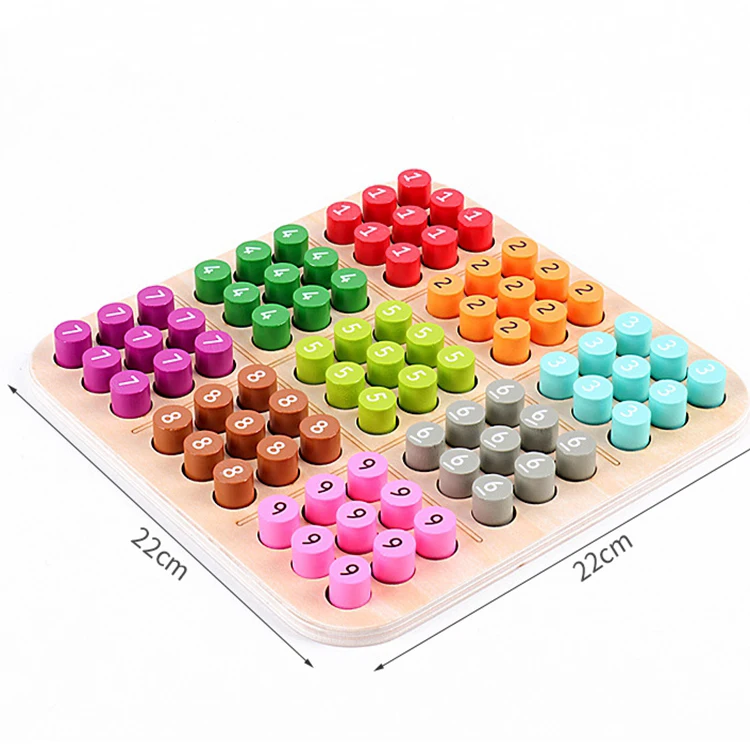 Деревянная игрушка для развития интеллекта малышей судоку шахматная