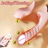 Rosa (Vibratore Dildo con Movimento di Spinta Rimovibile)