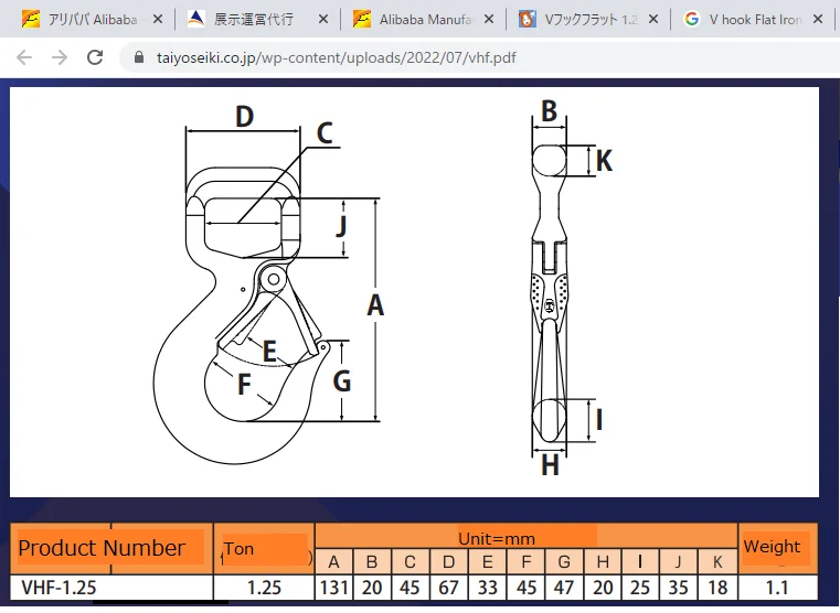Heavy Duty Flat Metal bing Sling J Hook For Heavy Industry Buy