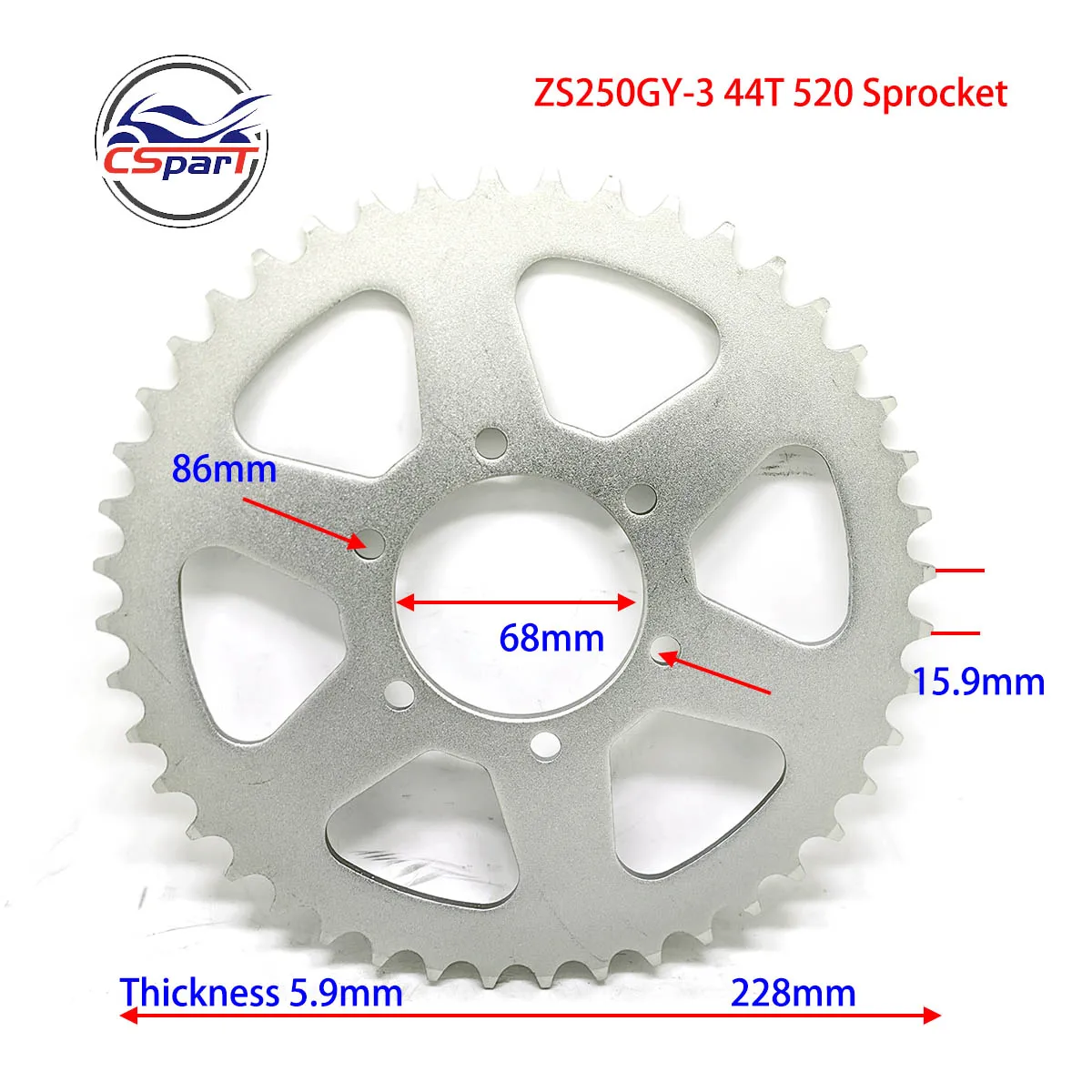 オゾンハイポツク オゾンハイポツク オゾンハイポツク Vortex_Green_Sprocket_with_Six