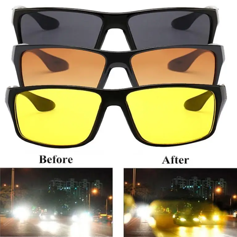 Day Night Vision Driving Glasses Anti-Glare Polarized Sunglasses Outdoor Eyewear 