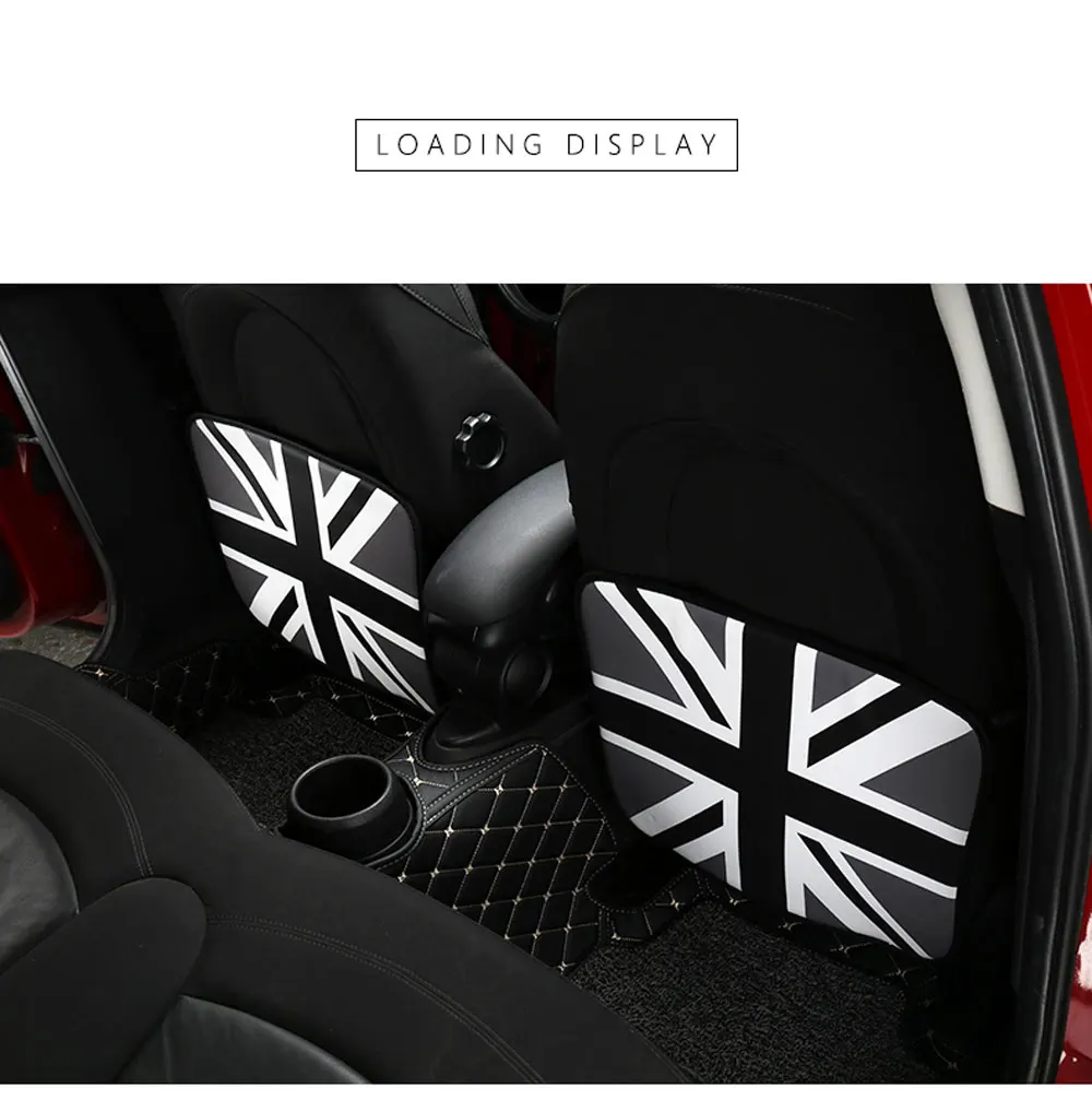 Универсальные автомобильные аксессуары для интерьера прочный автомобильный коврик спинки сиденья Детский защитный защита от грязи BMW mini