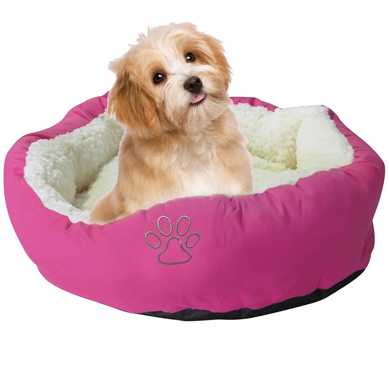 2024 NEW large heavy duty waterproof calming luxurious eco friendly modern cute indestructible portable pet dog bed for cat