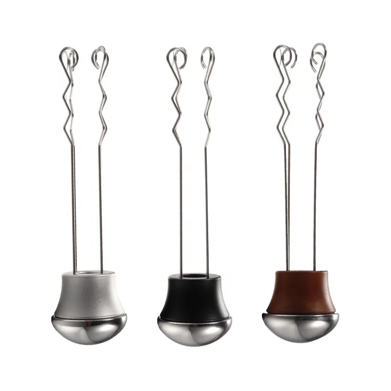 Кофейная мешалка эспрессо WDT инструмент с деревянной ручкой игольчатый для распределения