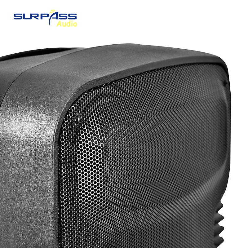 TB215 High Power 450W Double 15 Inch Bass Portable for Bluetooth Wireless Outdoor Trolley Speaker Handheld Microphone Blue Tooth