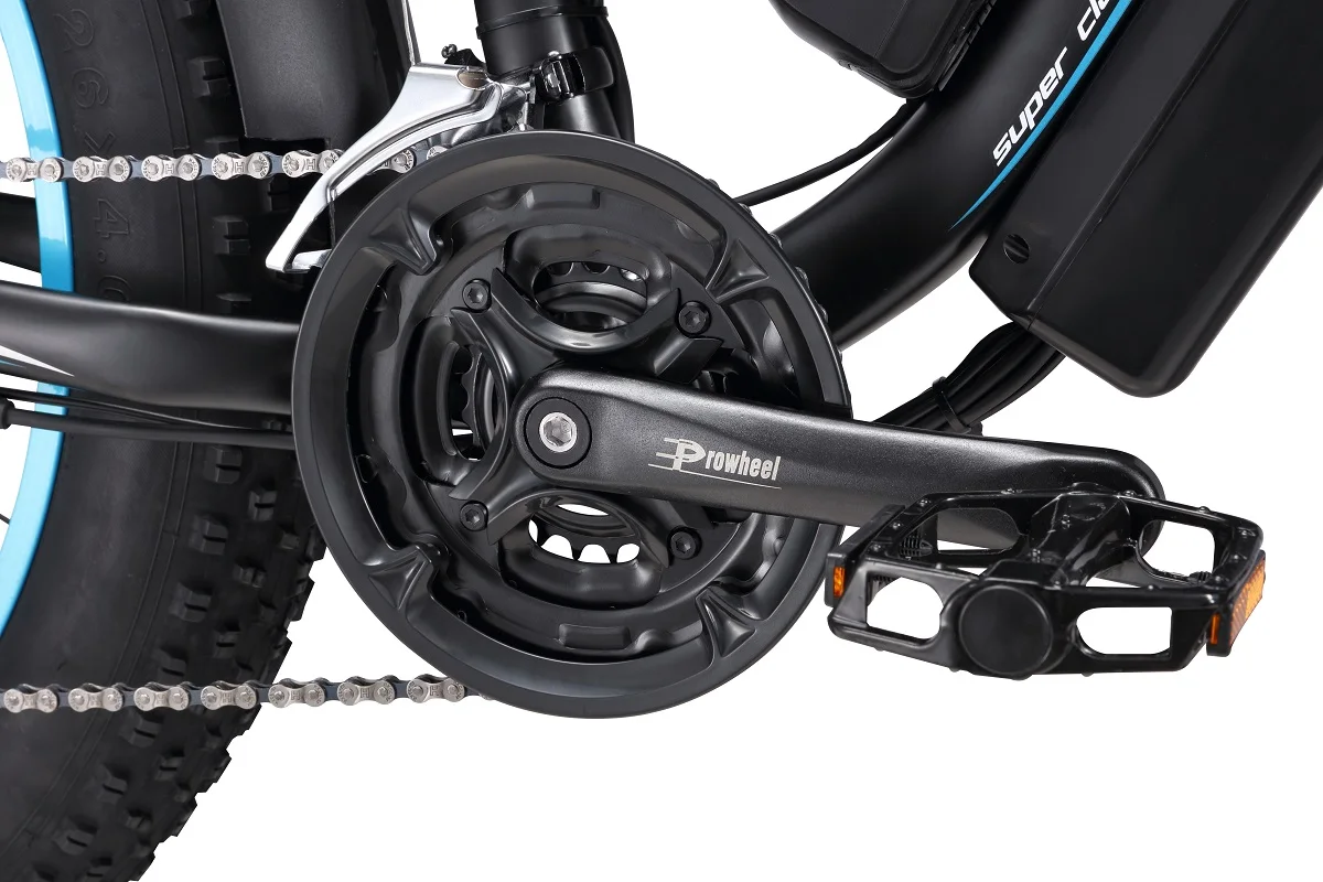 Eu Warehouse 1000w 2000w Dual Motor 17.5ah 23ah Battery Two Wheel Drive Ebike 26"x4.0" Fat Tire