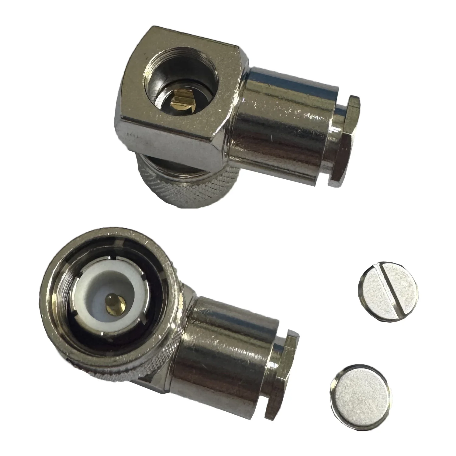 product brass nickel plating tnc jw3 connector rf tnc bent male connector for rg58 cable-2