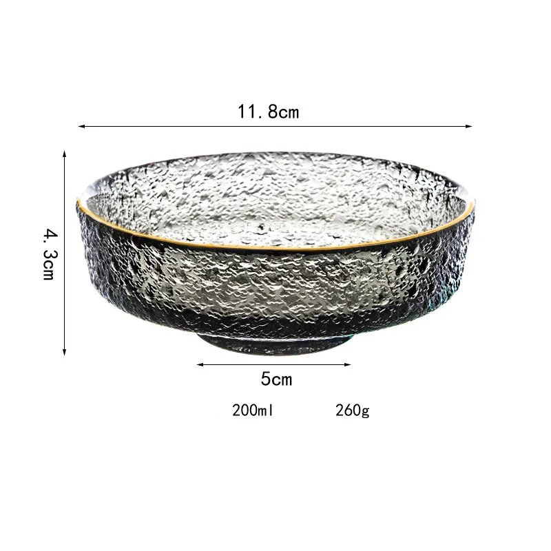 Wholesale Color Creative Glass Bowls Raindrop Fruit Bowl Kitchen