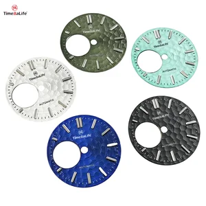 OEM/ODM Open Heart Window Embossed Watch Dial Applied 3D Index for Men  Luxury Automatic Watches