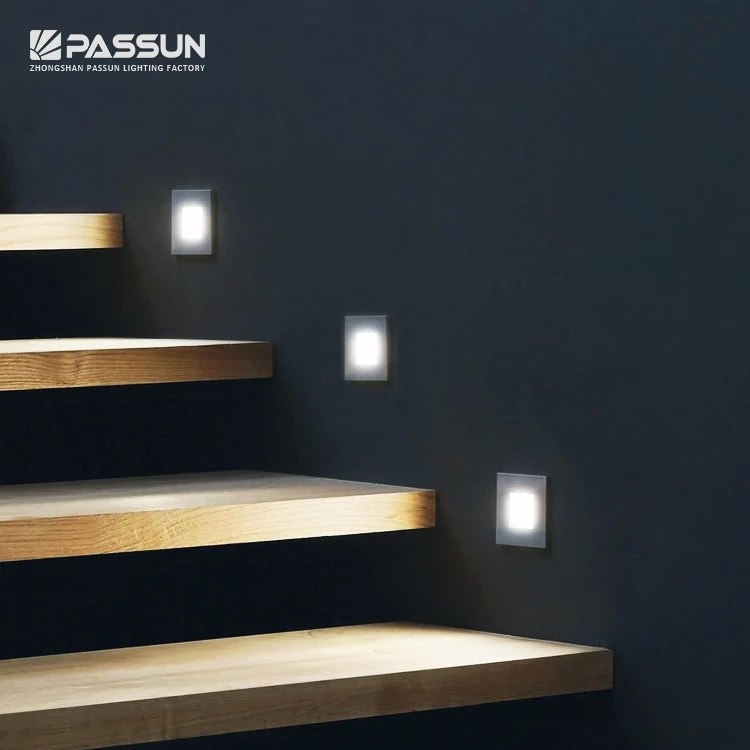 Modern Design Aluminum Indoor Recessed Wall Foot Lamp Led Stair Step Light  - Buy Led Stair Light,Led Foot Light,Led Step Light Product on Alibaba.com