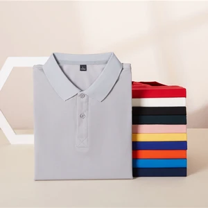 High Quality 38%cotton 10%Ice-oxygen Fiber 52%polyester 180 Gsm Big Size Polo Shirt Multicolored Polo Shirts