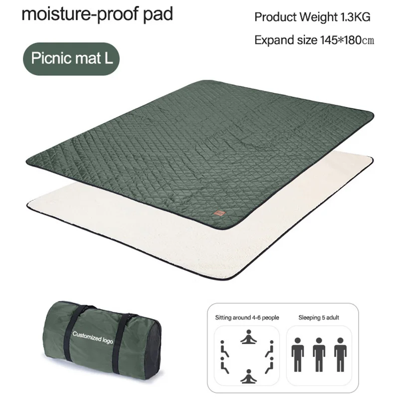 Extra Large Sandproof Foldable Compact Oversized Outdoor Mat For