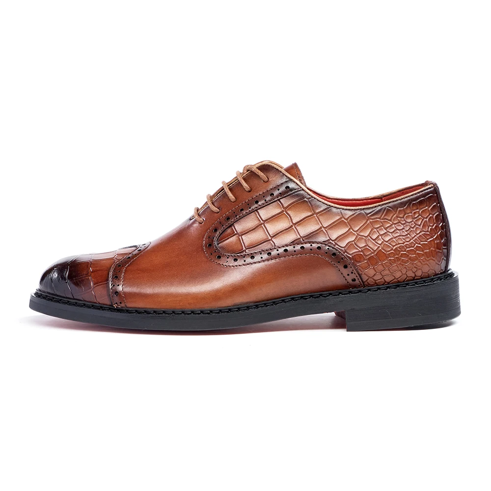 winter dress shoes men Amazon.com | La Milano Men's Leather Cap Toe Lace Up Winter Casual Dress Boot Classic Comfortable Dress Shoes for Men