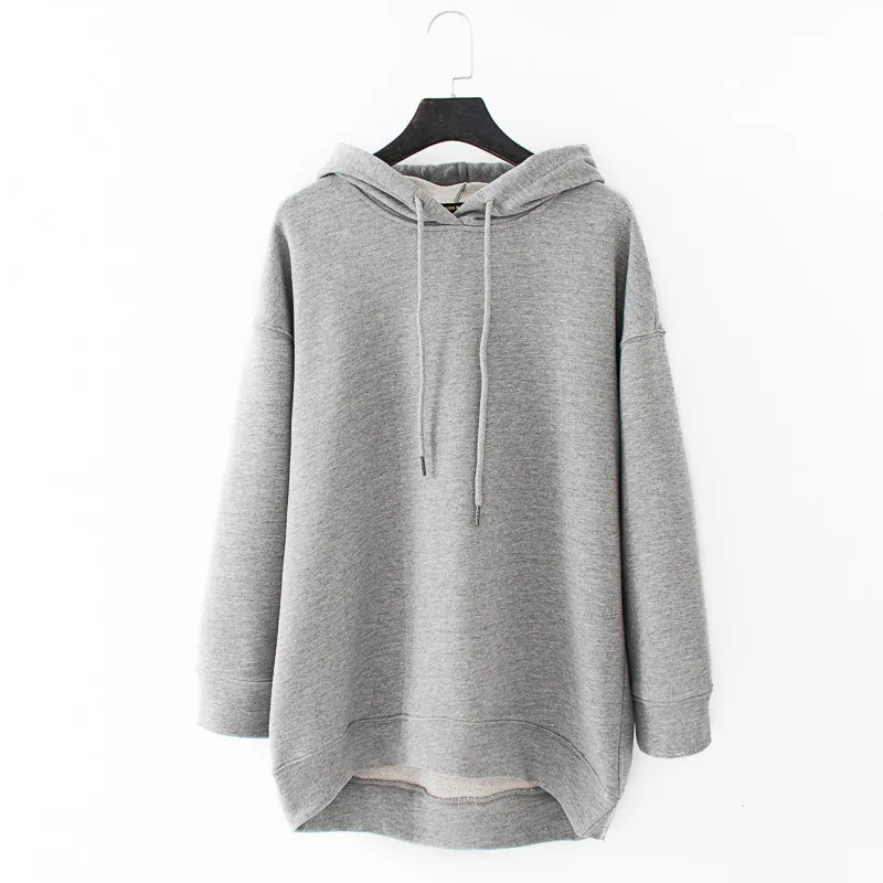 gray oversized sweatshirt