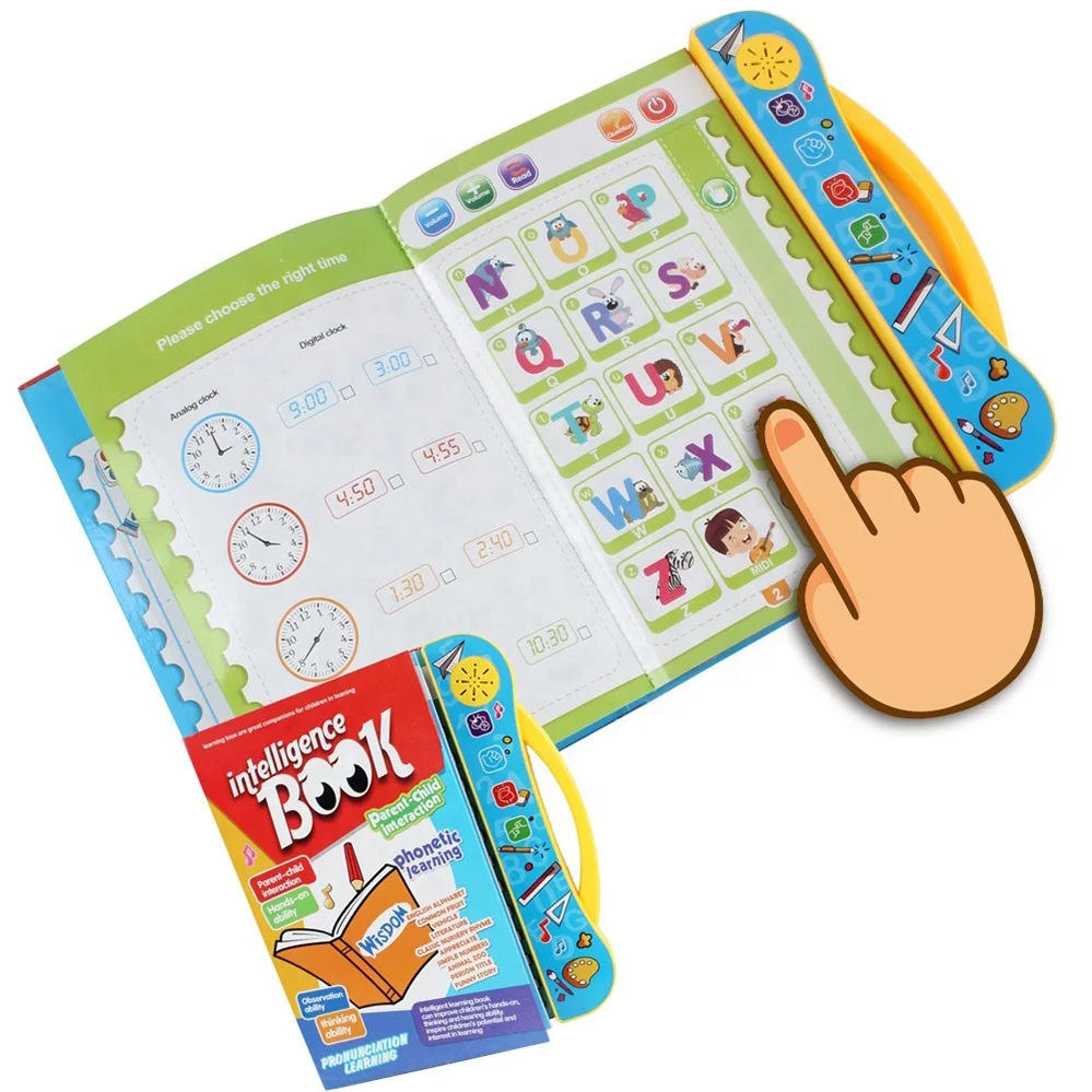 Samtoy Children English Learning Touch Reading Sound Book Kids E Audio Electronic Books With Certificate