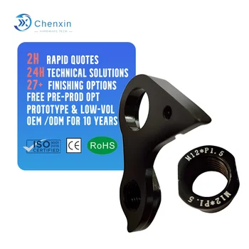 Bicycle Hub Tail Hook for Mountain Bike Rear Derailleurs Frame Hangers High Precision CNC Machining Stainless Steel Fabrication