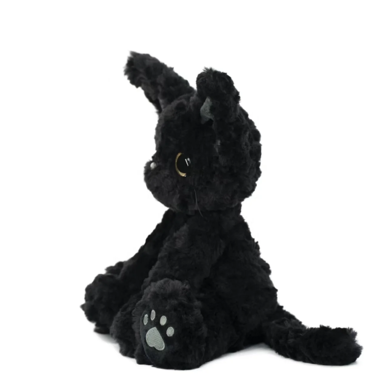 Factory Audits Professional Make Your Own Custom Plush Toy Character Plushie Custom Dolls Stuffed Animals--Black Cat