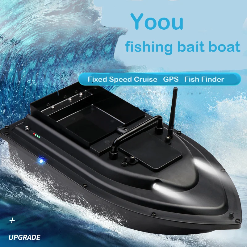 Smart Fixed Speed Cruise Double Chambers Fishing Bait Remote Control Boat Buy Smart Fishing