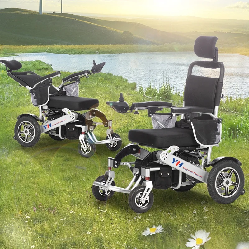 New Design 500W Motor Smart Electric Wheelchair Fully Automatic Reclining Mobility Wheelchair for Adults