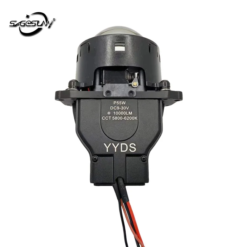 無料レーザーロゴ55W3.0インチBiLEDプロジェクターレンズヘッド