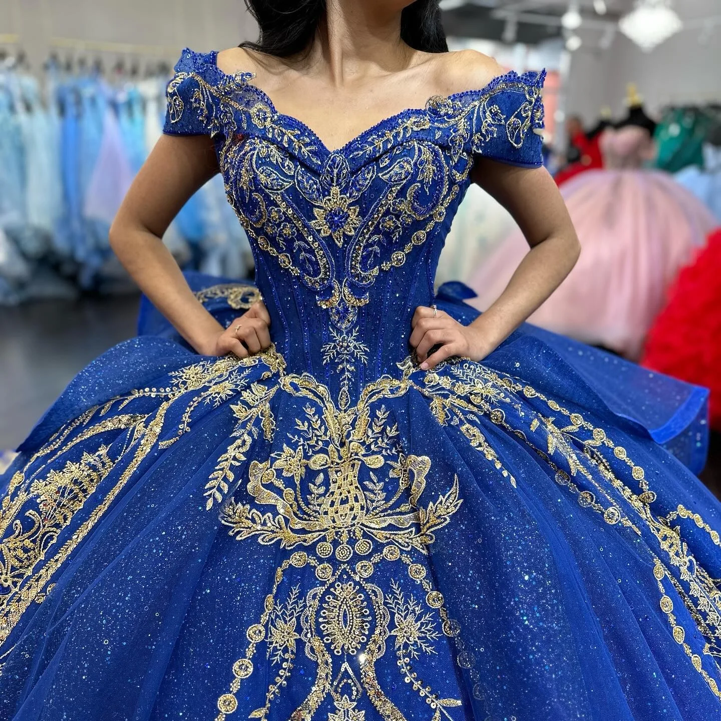 blue.prom.dresses Zapakasa Women Sparkly Spaghetti Straps Mermaid Light Blue Prom Dress with Slit Sequined Long Party Dress 26.10 Embellished with shimmering sequins Ball Gown Macy's Formal Color:BORDO