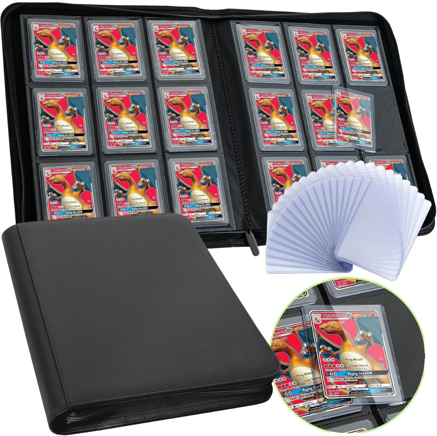250 card binder Leather Album for Ultra Pro 252 Card Binder