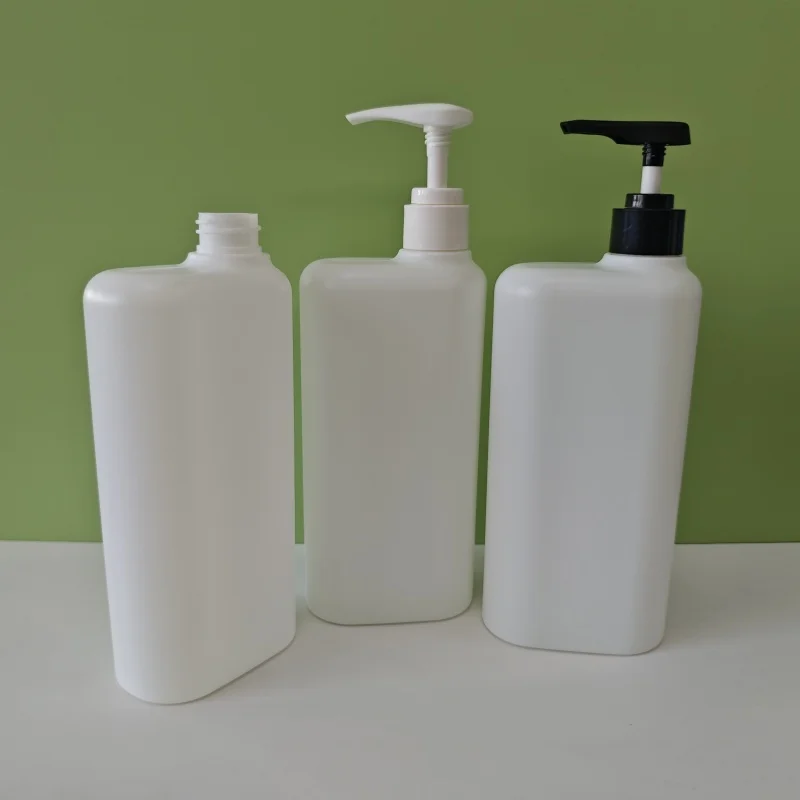 20oz 40oz HDPE Skin Care Cosmetics Packaging Plastic Shampoo Bottle With Pump