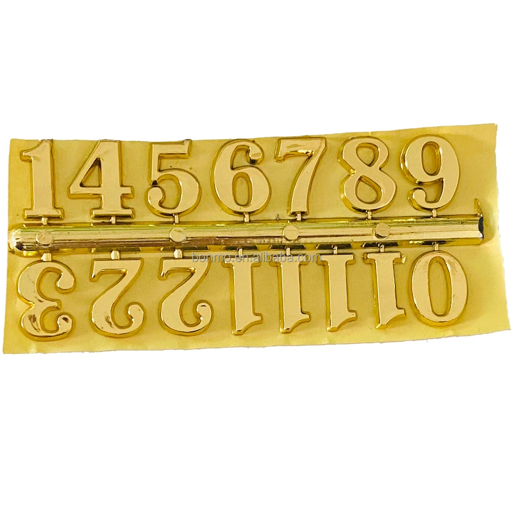 25mm Self Adhesive Clock Numerals - Perfect for DIY Projects