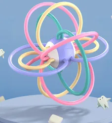 2021 оптовая цена, высококачественный мягкий детский Прорезыватель для зубов для фитнеса, силиконовый жевательный шар