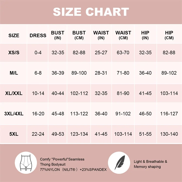 Hexin Custom Service Body Shaper Full Body Shapewear Plus Size Thong ...