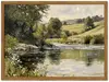 Paesaggio vintage incorniciato