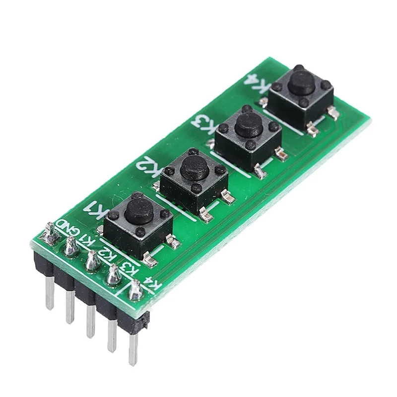 2pcs 4 Key Mcu Keyboard Matrix for MEGA2560 DUE Button Raspberry Pi Banana Pi Breadboard Switch FPGA CPLD STM32