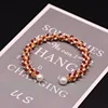 GB0206-7 Red Stones with Pearl Bracelet