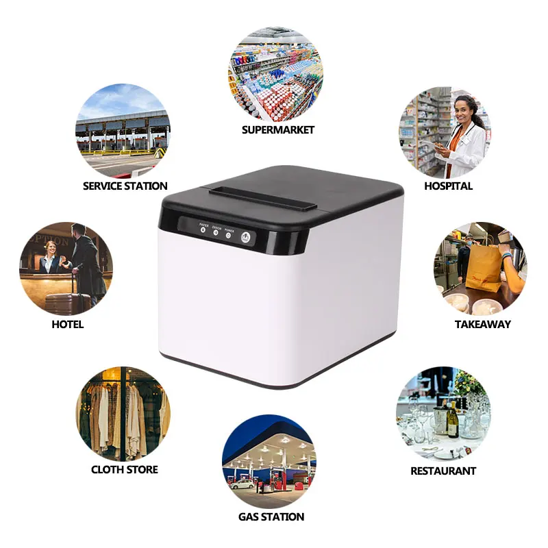 ZYWELL Imprimante Thermique Terminal Printer Cheap Price 80 mm Thermal Receipt Printer