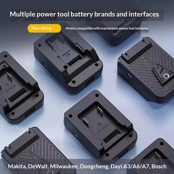 Makita Bosch DeWalt Milwaukee Electric Tools Battery Adapter Plate - V Slot Battery Converter detail image