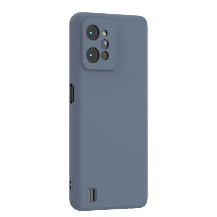 For Realme C31 Silicon Phone Cases Microfiber Soft Touch 2mm Thickness Silicone Phone Case with Lining