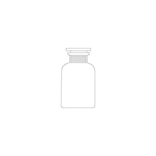Reagent Bottle clear Wide Mouth,with Ground-in Glass Stopper or Plastic Stopper