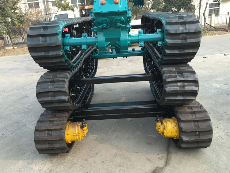 Rubber Track Crawler Chassis - Remote Control & Electric Motor