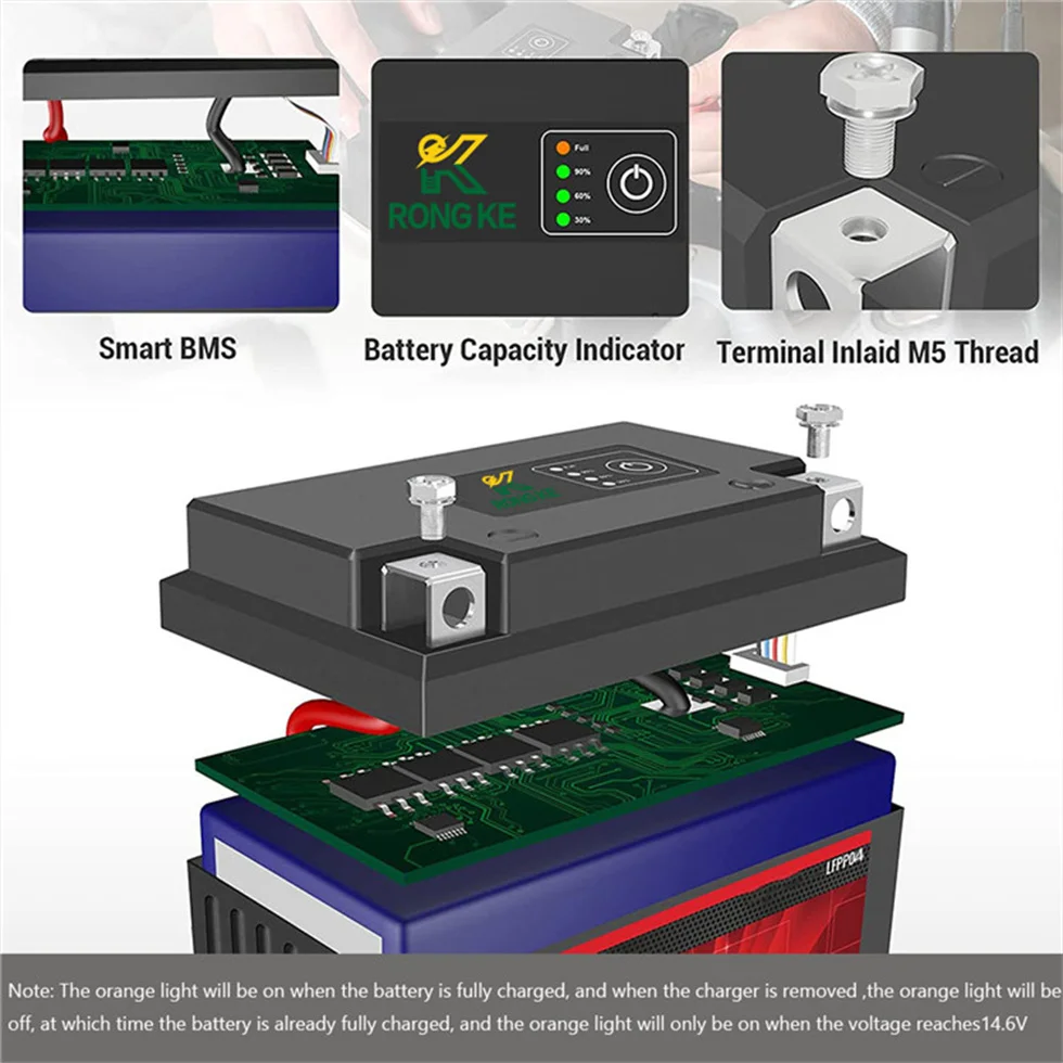 YTZ14S YTX12 BS Lithium Powersports Battery 12V 6AH 360A motorcycle