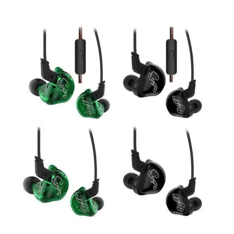 KZ ZSR 1DD+2BA Earphones Hifi Bass Noise Cancelling Gaming