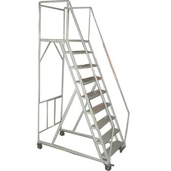 Aluminum Trolley Step Ladder Adjustable Step Ladder