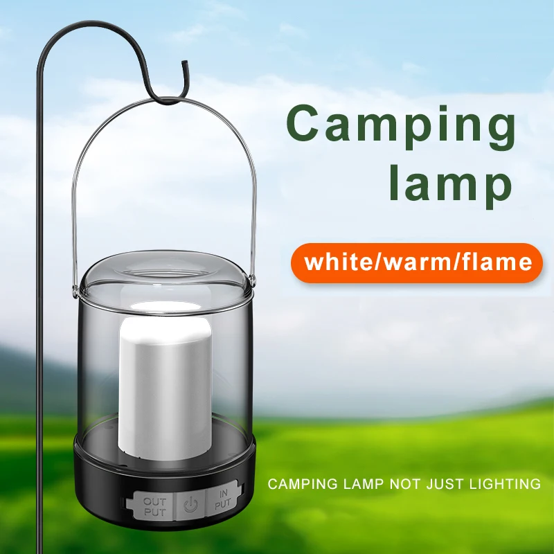 retro vintage ultra portable waterproof rechargeable multi-function LED camping light lamp outdoor Survival Lantern lights