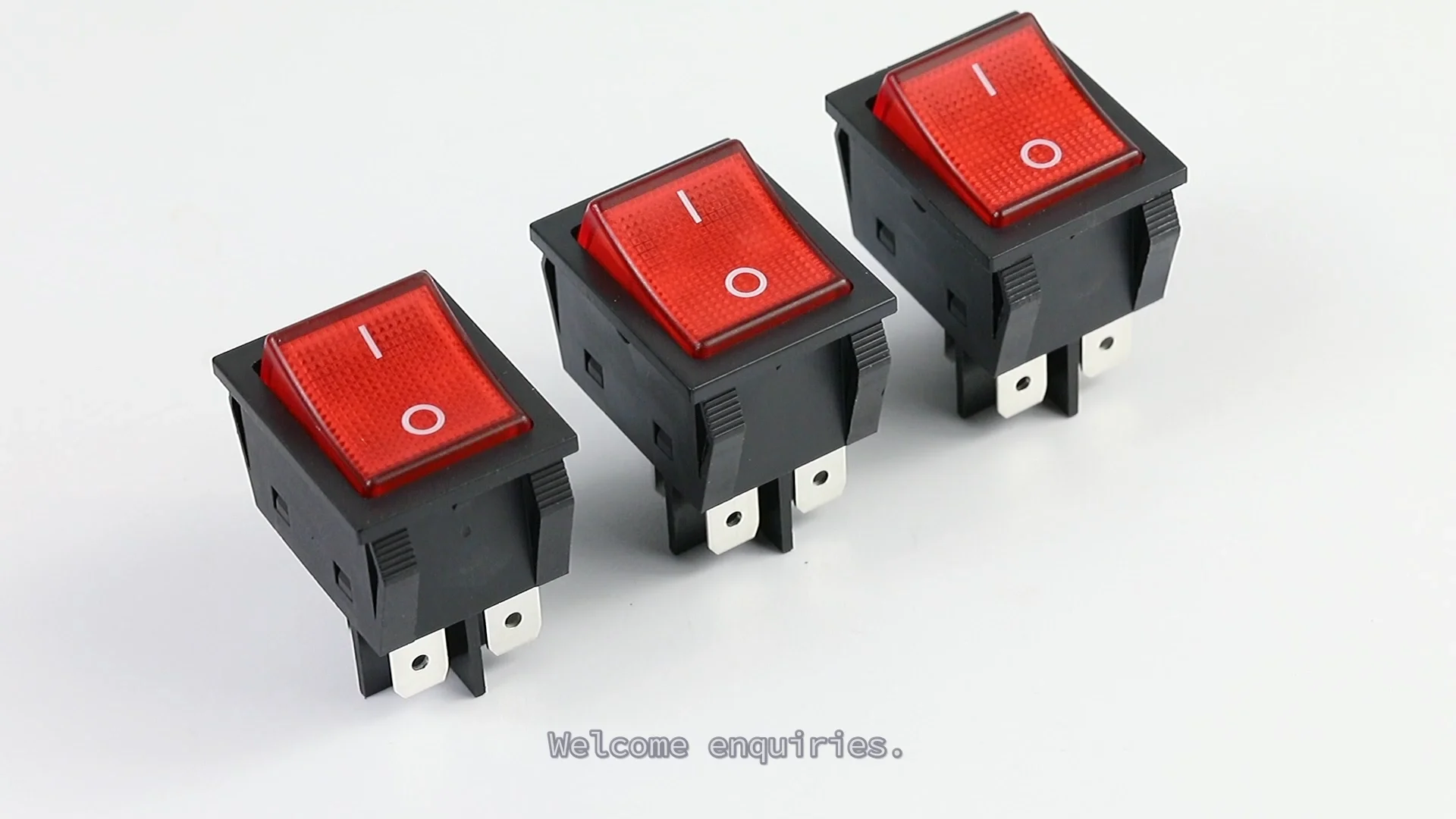 30a 250v 4pin Kcd4 Heavy Duty Rocker Switch On Off Dpst Illuminated