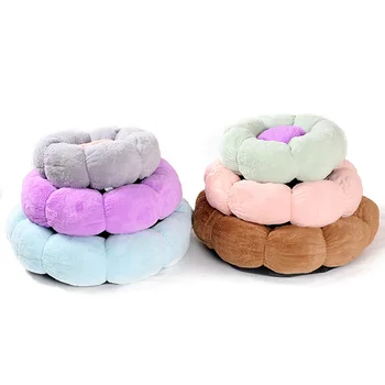 Wholesale factory direct sale custom soft plush pet cotton pad dog pet bed for winter