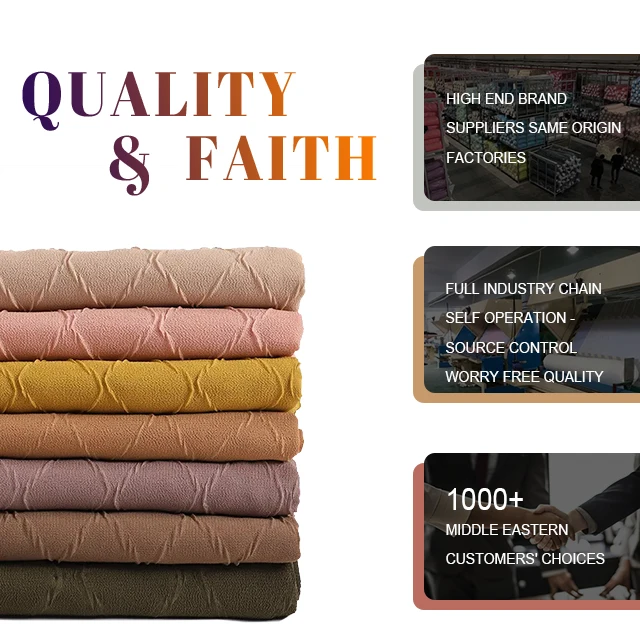 New Beautiful Unique Pattern Design Cotton Ladies Scarf Hijab Cotton Hijabs Muslim Women