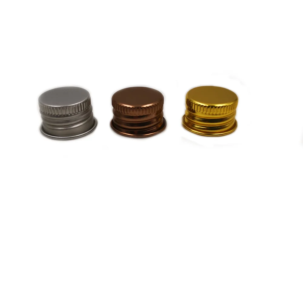 Made In Home - Lot De 100 Bouchons à Visser En Aluminium 28 Mm - Capuchons Filetés Pour Bouteilles (28/18) - Parfait Pour Bouteilles De 100ml à 750ml - 9