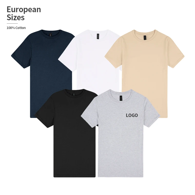 Customize Oeko-tex Standard 100 Us Size 100% Cotton t Shit 150 Grams Plus Size Plain White t Shirt for Men