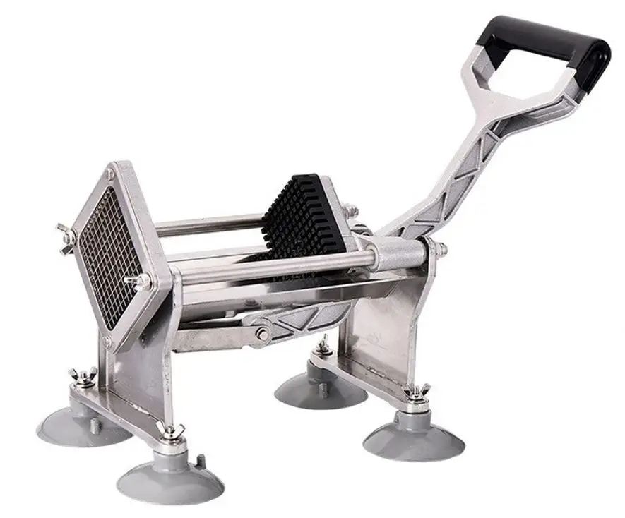 TEBAK Multifunctional Manual Potato Cutter Commercial Home Use Cucumber Potato Slicer French Fry Cutter Peeler Machine