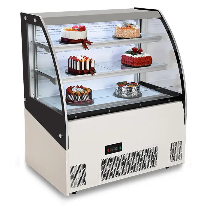 Bakery Cake Display showcase Fridge Refrigerated Table Cake Chiller Cabinet Freezer Display Refrigerator Cake Display Case