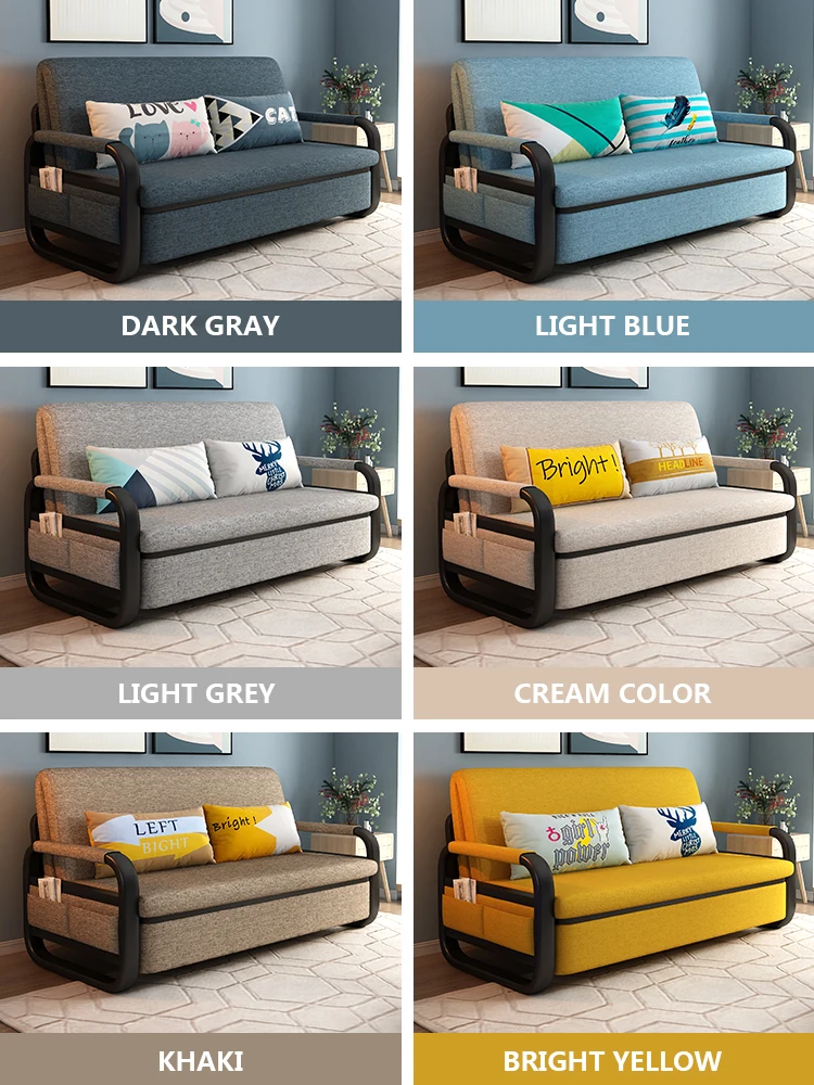 Ekintop Modern Play Game Foam Folding Sofa Kid Folding Sofa Cum Bed